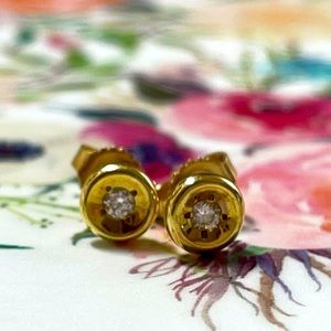 Roberto Coin 18K Gold Diamond Accent Bezel